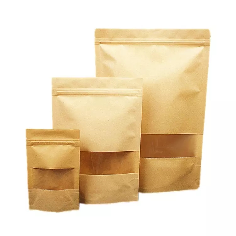 Biodegradable Pouch Bags Eco Friendly Ziplock Stand Up Food Packaging Compostable Coffee Bags